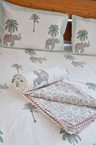 Royal Elephant Premium Dohar | Hand-Blocked