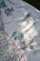 Royal Elephant Premium Dohar | Hand-Blocked