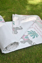 Royal Elephant Premium Dohar | Hand-Blocked