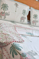 Royal Elephant Premium Dohar | Hand-Blocked